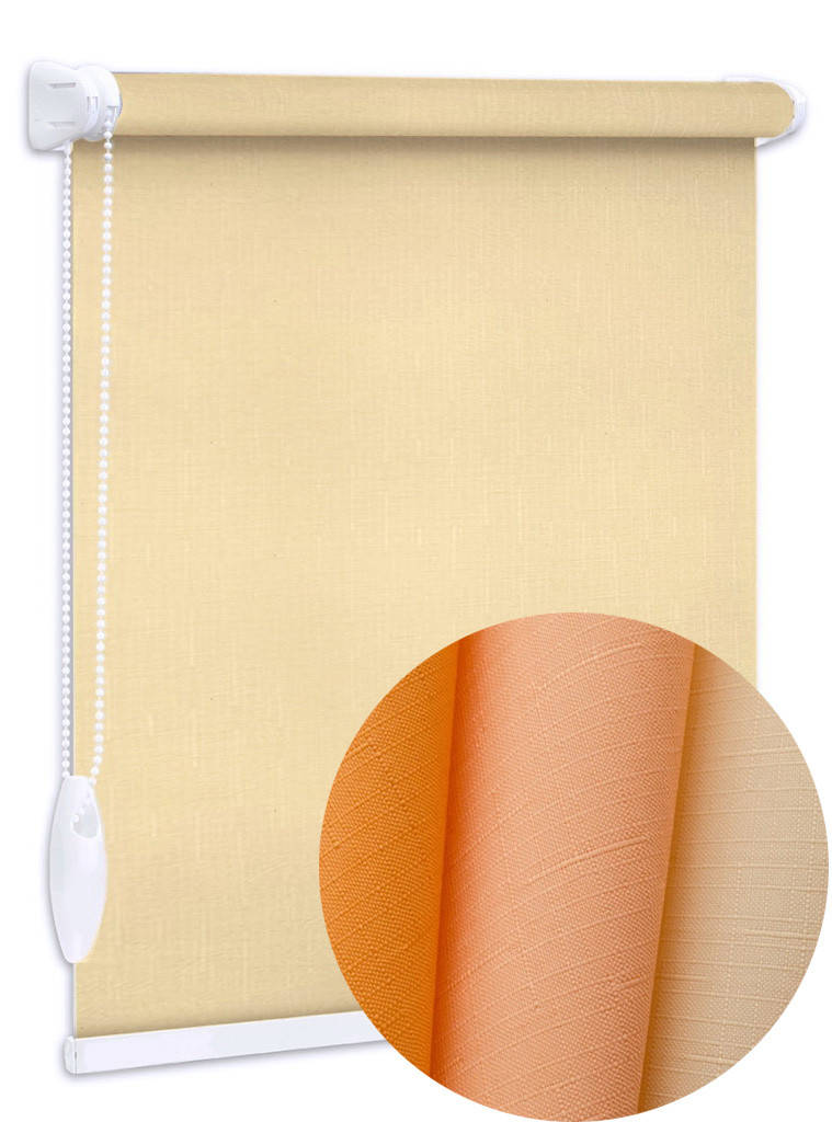 

Рулонная штора на заказ "Лен", цена от 0.5 кв.м, Разные цвета