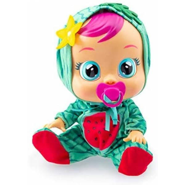 

Cry Babies Интерактивная кукла пупс Плачущий младенец Мэл Арбузик 93805 Tutti Frutti Mel watermelon Baby Doll