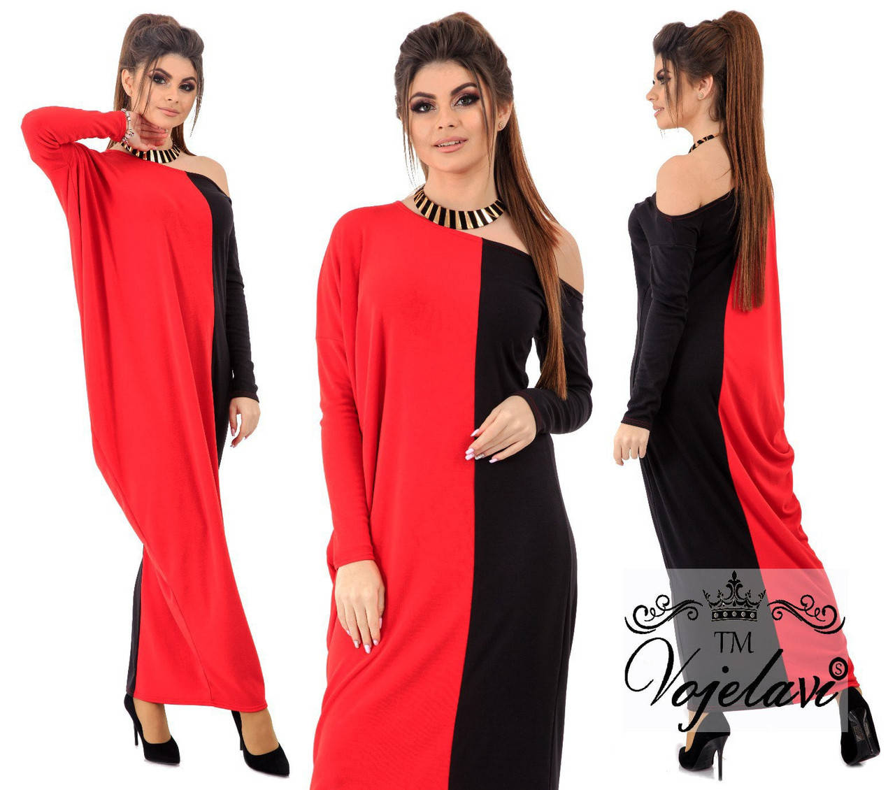 

Платье женское трикотаж Джерси (42-54)(4цв) "VOJELAVI" недорого от прямого поставщика