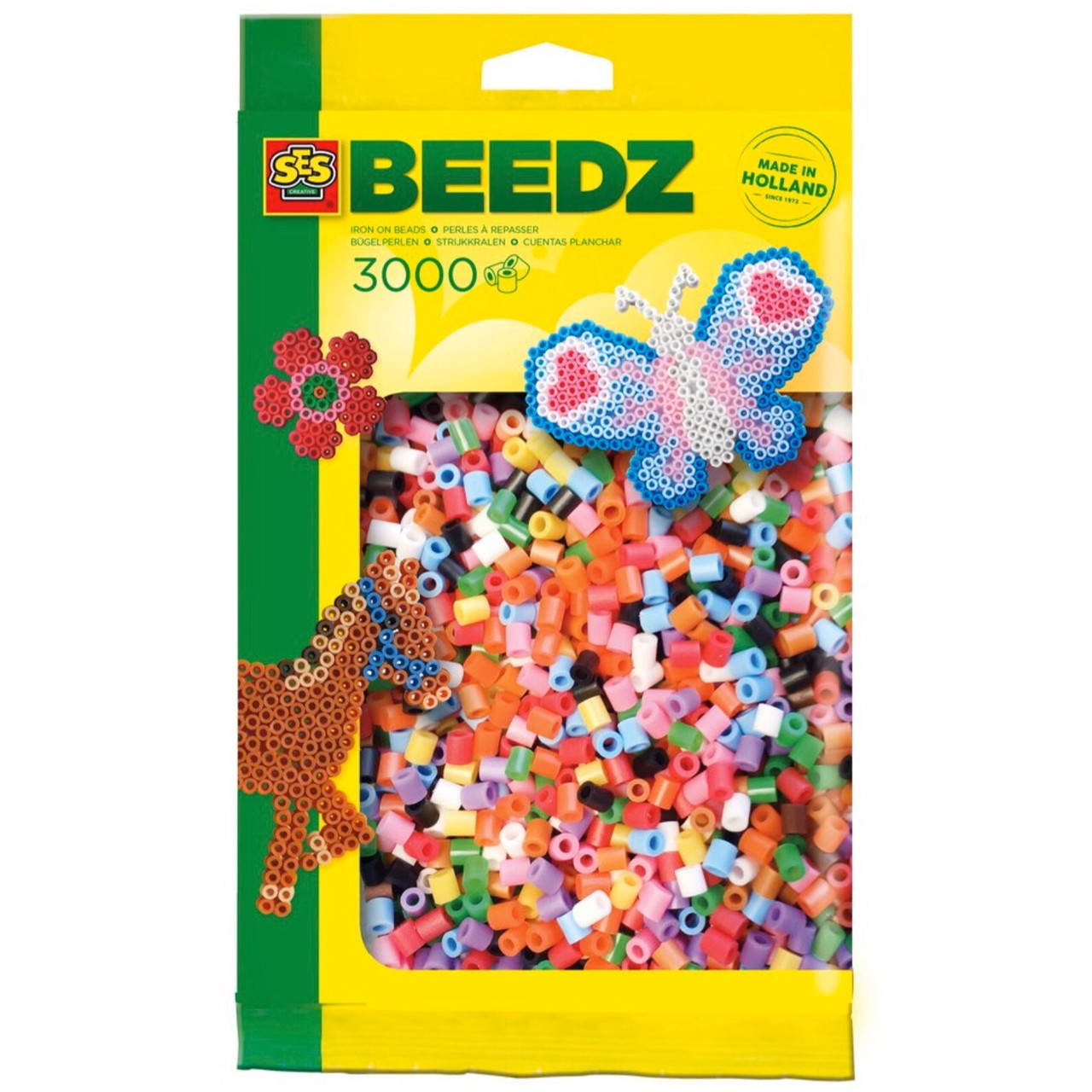 

Набор разноцветных бусин для термомозаики SES Creative