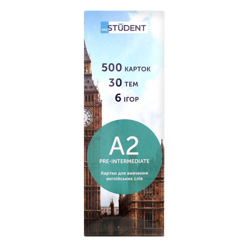 

Картки для вивчення англійської - рівень A2–Pre-Intermediate
