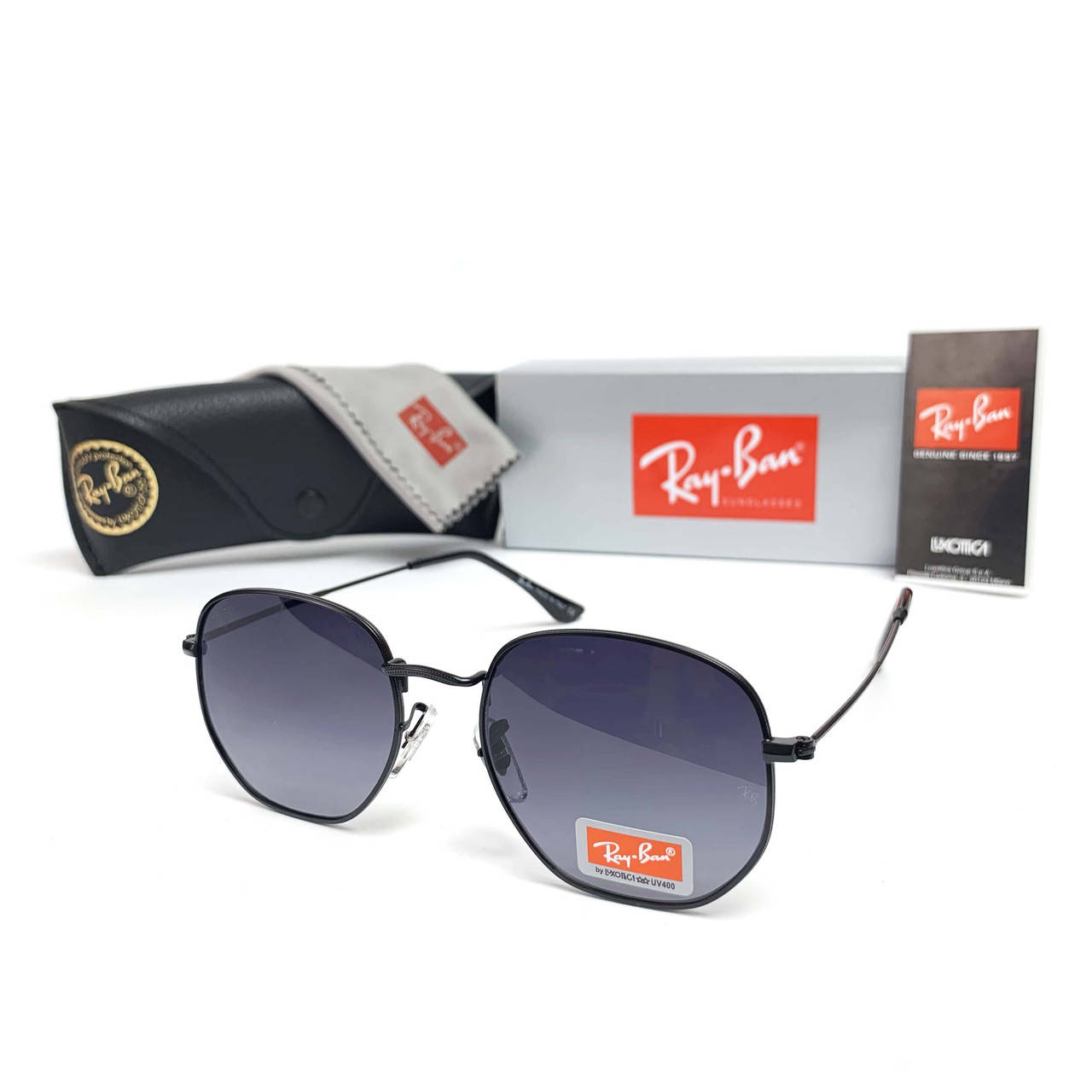 

Солнцезащитные Очки R-B Hexagonal Черные, Черный