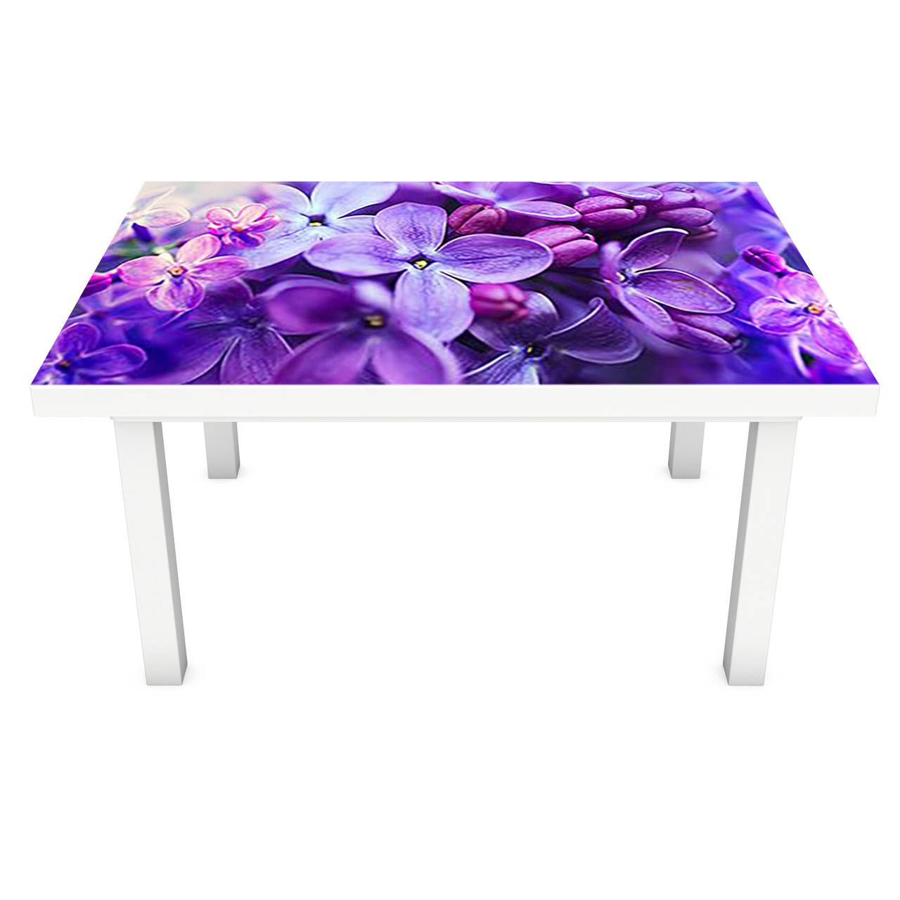 

Наклейка на стол Сирень Макро ПВХ интерьерная пленка для мебели цветы Фиолетовый 600*1200 мм