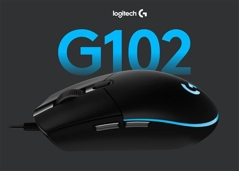 

Игровая мышь Logitech G102 Lightsync (черный)! улучшенная