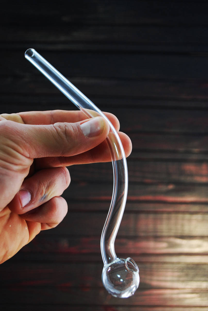 

Стеклянная трубка для курения Oil Sherlock