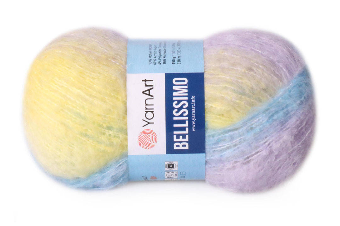 

YarnArt Bellissimo, №1422, Секционное крашение