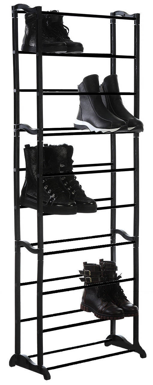 

Стойка для обуви «Amazing Shoe Rack» DL73 на 30 пар Black (90833), Черный