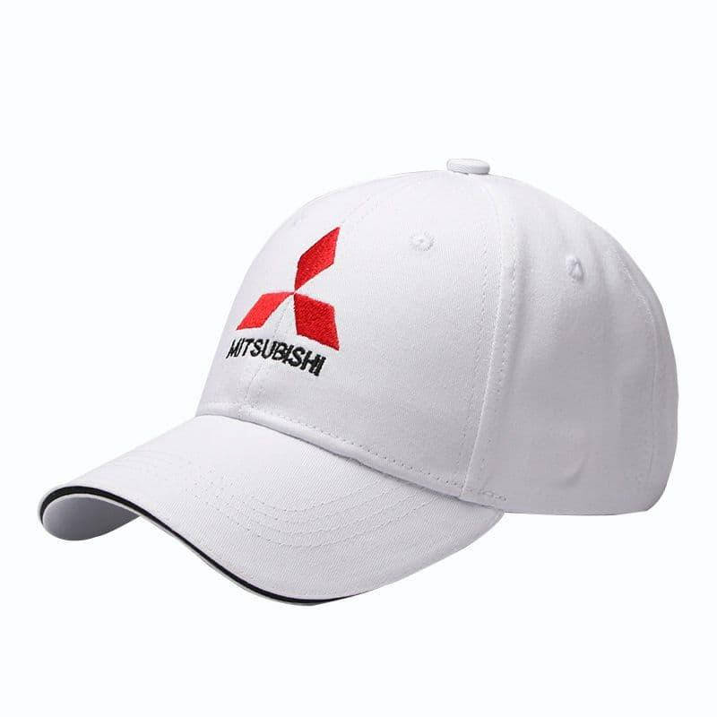 

Кепка, бейсболка "CAP COTTON" с логотипом автомобиля (MITSUBISHI (Белая)), Белый