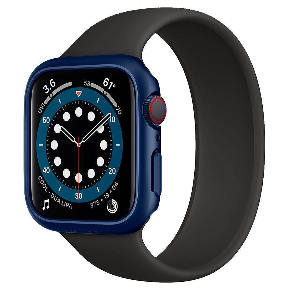 

Чехол Spigen Thin Fit для Apple Watch 4/5/6/SE 40mm Metallic Blue (ACS02226)
