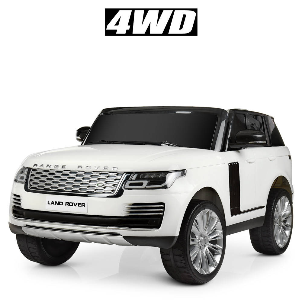 

Детский электромобиль Джип «Land Rover» M 4175EBLR (4WD полный привод) Белый ( MP4 )