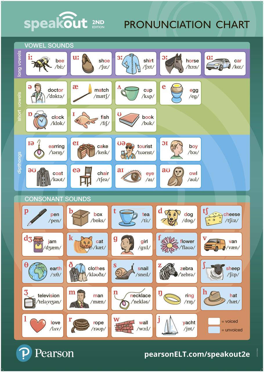 

Постер Speakout Pronunciation Poster
