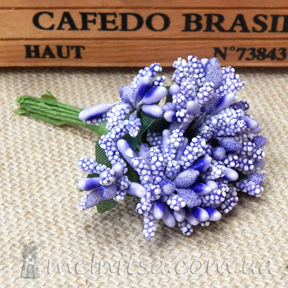 

Добавка к букету "Сложные тычинки", сиреневые