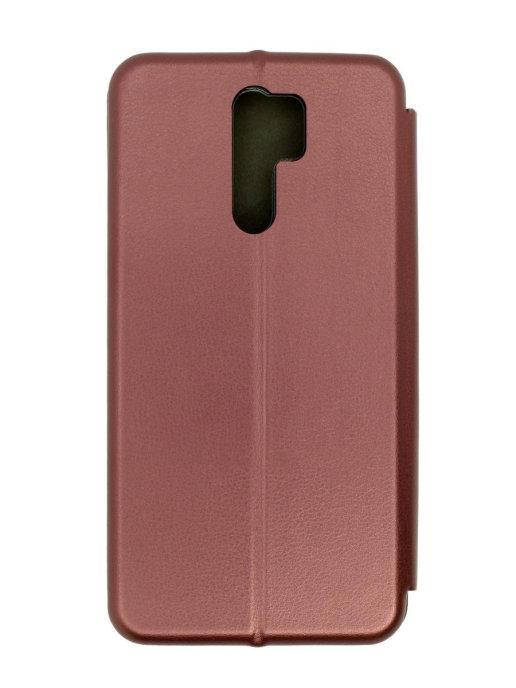 

Чехол книжка Xiaomi Redmi 9 бордо \ Чехол книжка Xiaomi Redmi 9 бордовый (магнитная книжка с отделом для карт)