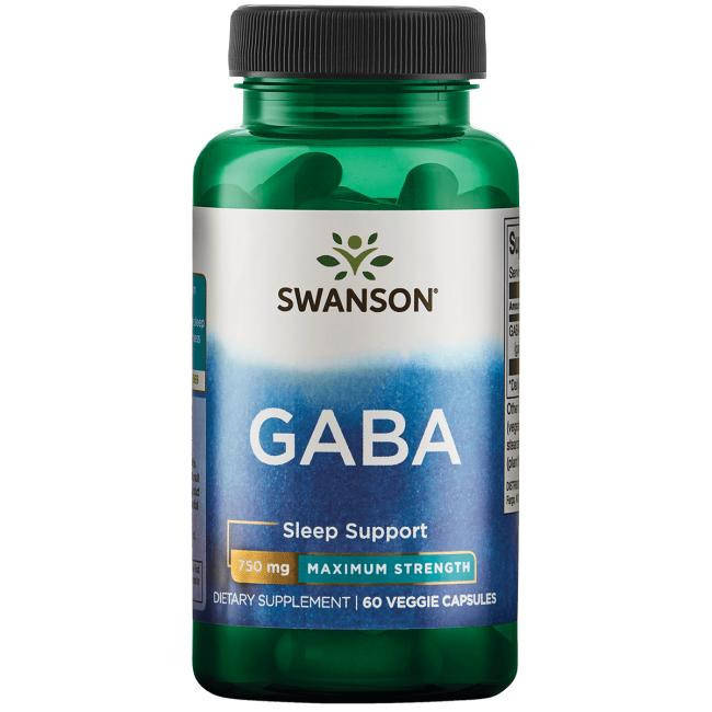 

GABA Maximum Strength 750 mg 60 Veg Caps