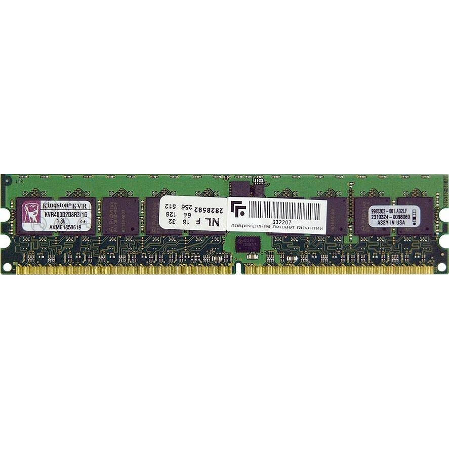 

Модуль памяти Kingston DDR2 1GB 400MHz ECC (KVR400D2D8R3/1G), бу