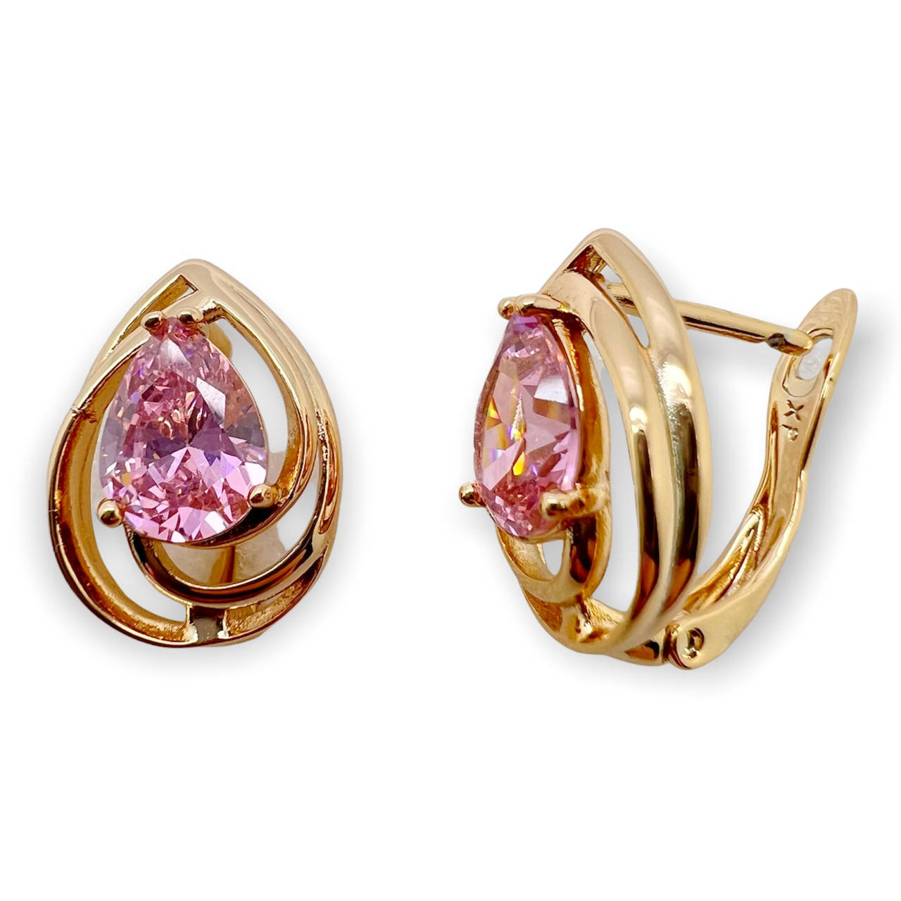 

Серьги классические xuping. 18k