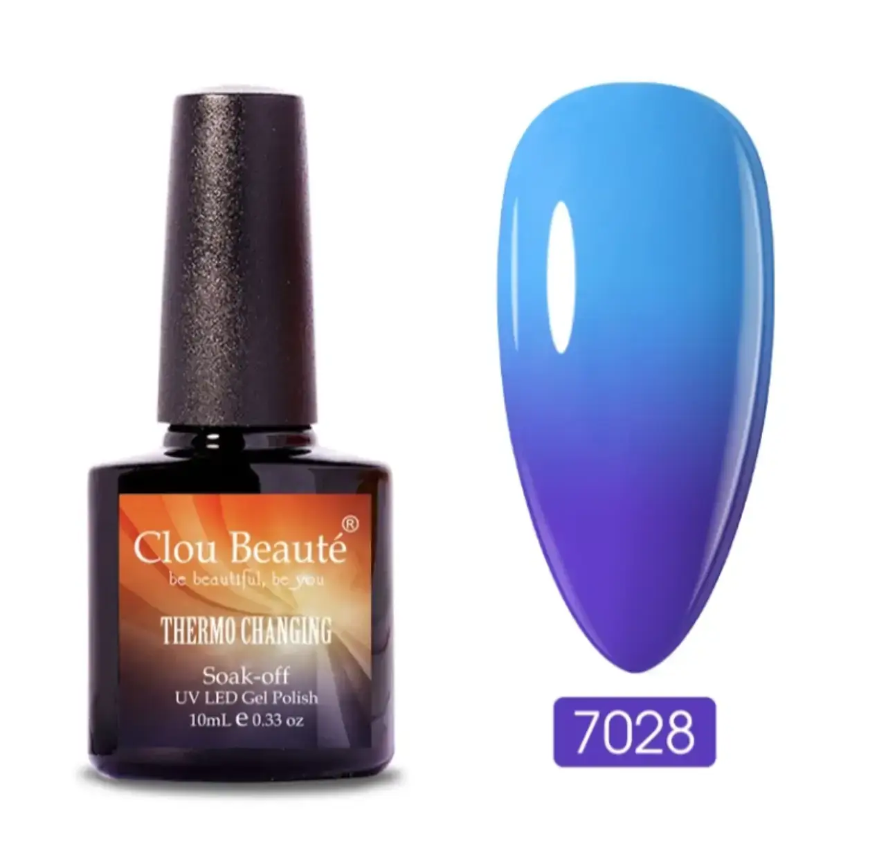 

Термо Гель лак Clou Beauty с термоэффектом 10мл. Термолак