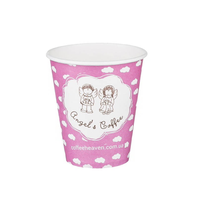 

Стаканчик бумажный Angel's Co. 175 мл 50 шт, Малиновый