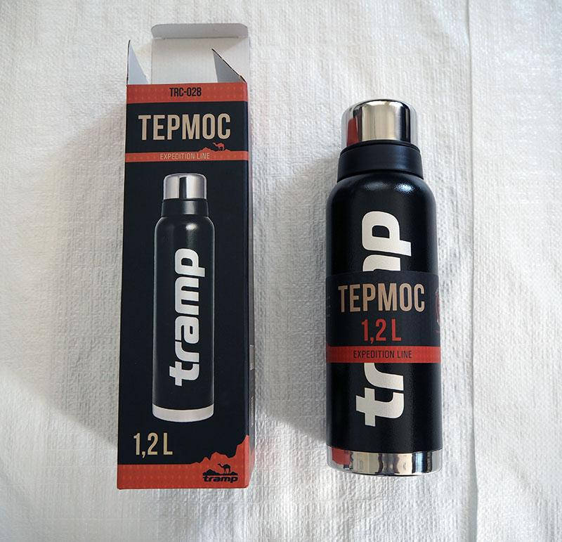 

Термос Tramp 1,2л Expedition Line TRC-028 черный с пожизненной гарантией Оригинал