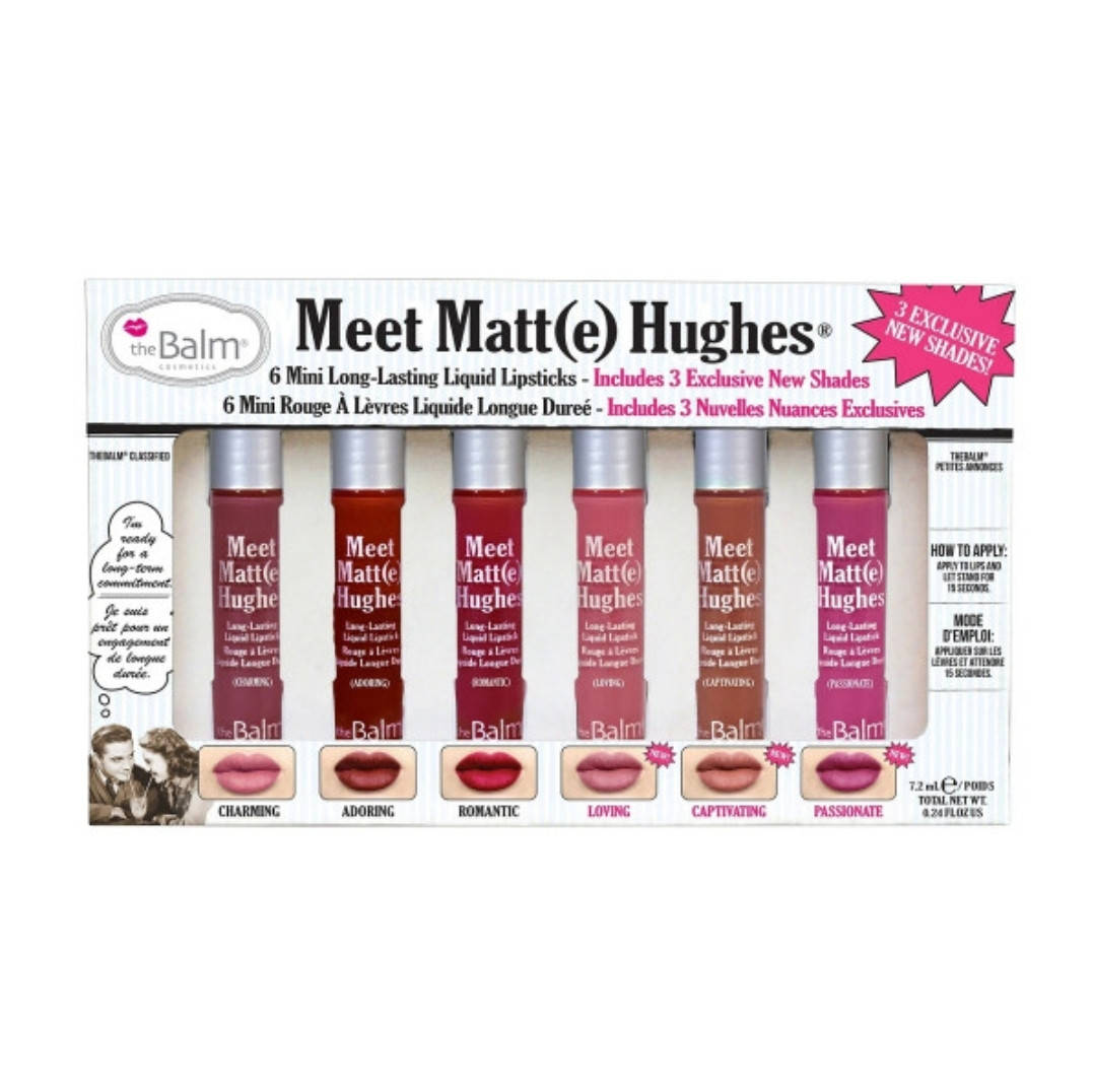 

Набор Жидких Матовых Помад theBalm Meet Matte Hughes Mini Set vol.3