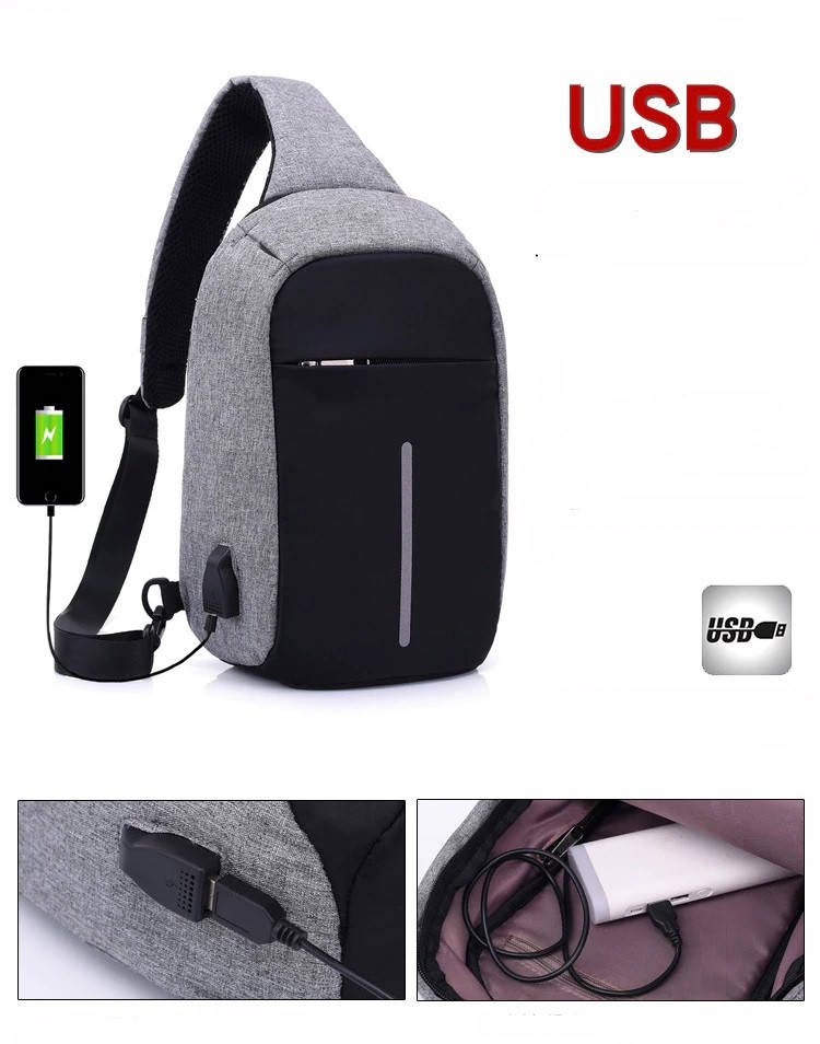 

Рюкзак антивор через плечо Buddy Bag