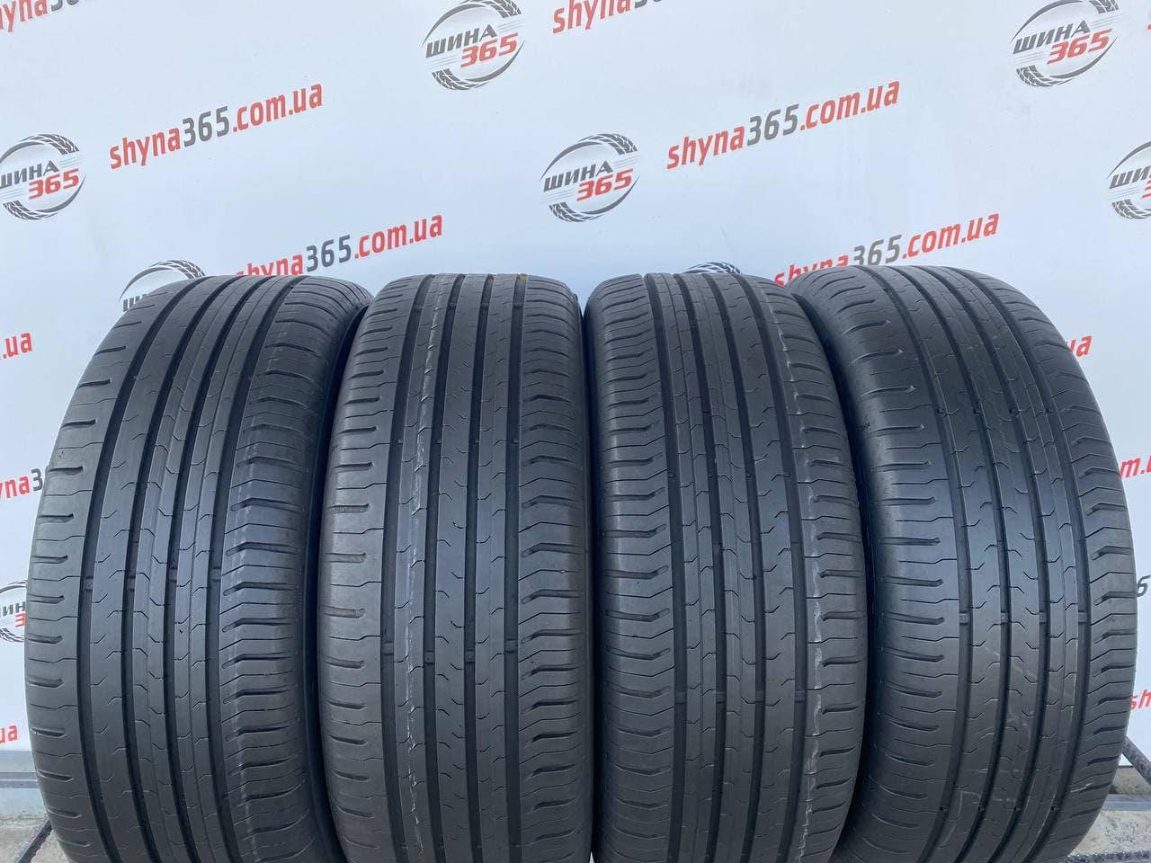 

Шины Б/У літня 205/55 R16 CONTINENTAL CONTIECOCONTACT 5 7mm