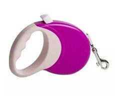 

Повідець рулетка 5м середній стрічка преміум рожевий (NT9117), Розовый