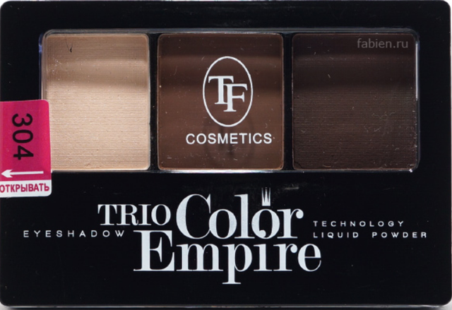 

Тени для век Triumf 3-х цветные №304