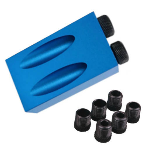 

Мебельный кондуктор для сверления отверстий под косой шуруп под углом