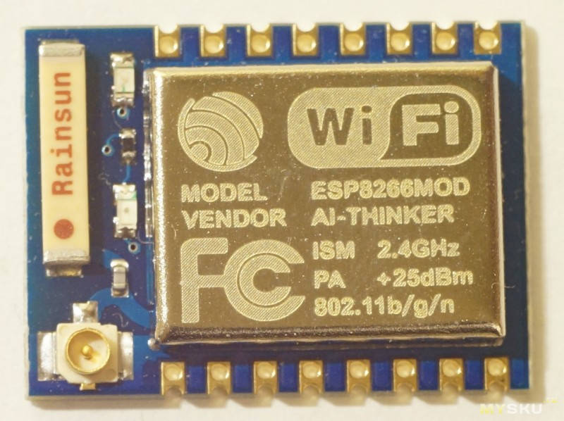 

WIFI беспроводной приемопередатчик ESP8266 (ESP-07)