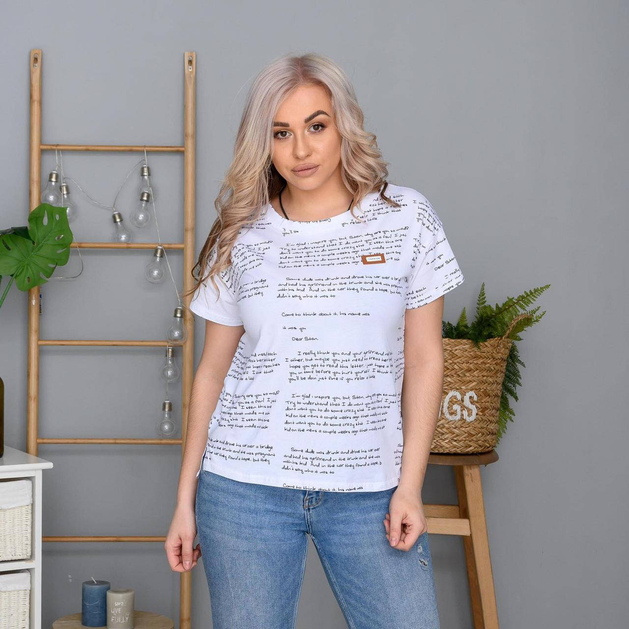 

Футболки женские (р.р. S-M oversize норма) Китай, минимум от 5 ед в ассортименте