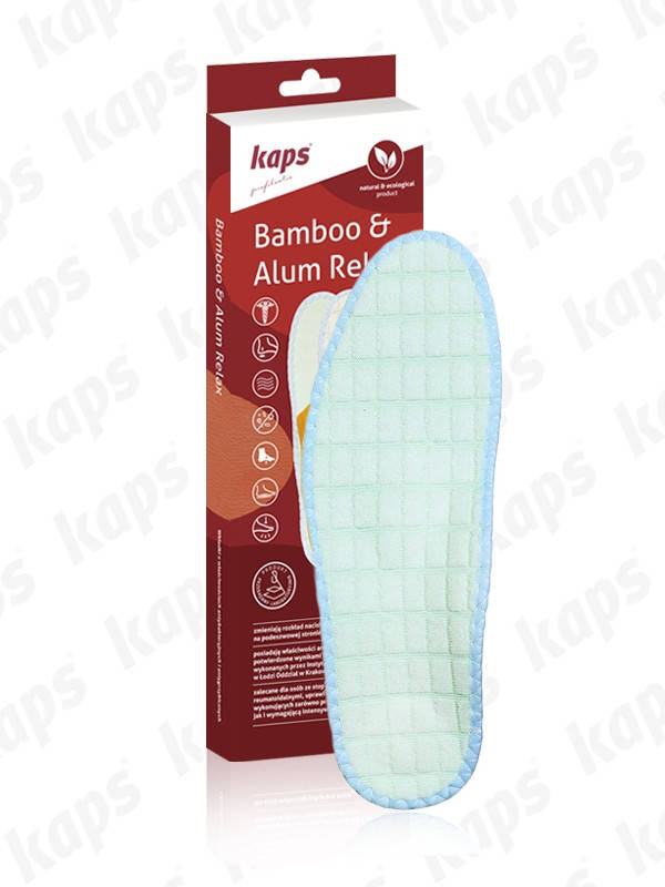 

Ортопедические стельки с бамбуковым покрытием KAPS Bamboo & Alum Relax 42