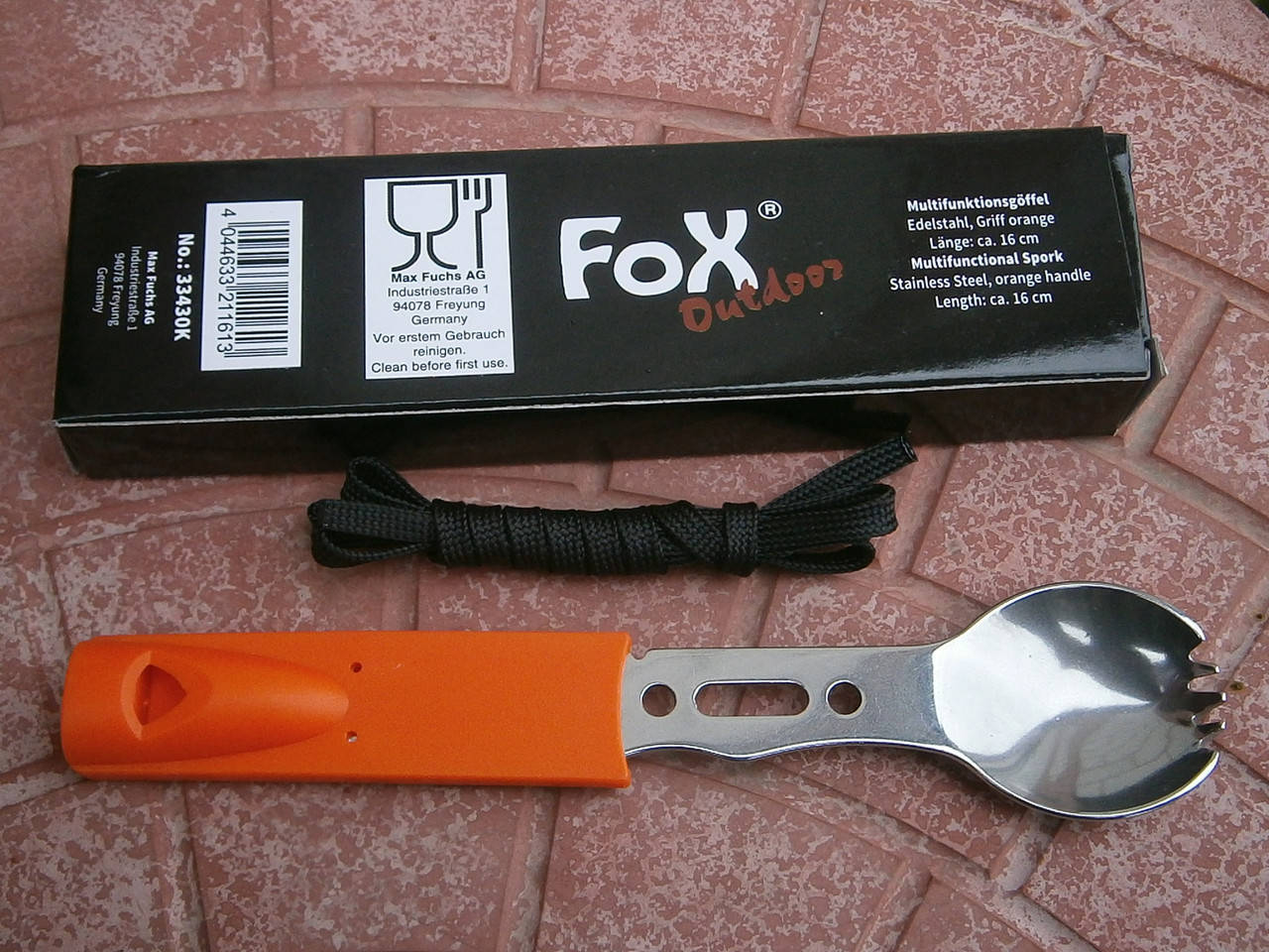 

Многофункциональная ложка-мультитул Fox Outdoor 33430K.
