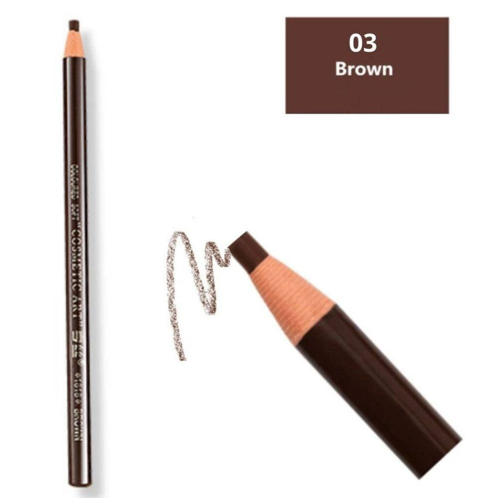 

Карандаш разметочный для бровей, цвет №03 коричневый BROWN (самозатачивающийся)