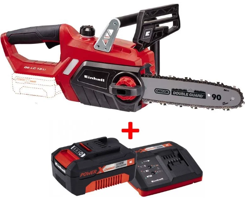 

Набор пила цепная Einhell GE-LC 18 Li Solo + АКБ и ЗУ 18V 3,0 Ah