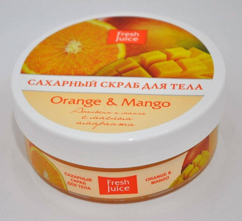 

Цукровий скраб д/тіла Orange&Mango 225мл FJ