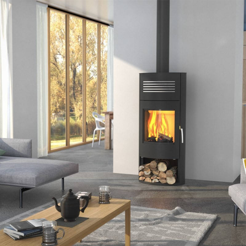 

Аккумуляционная печь круглая Color D5, Черный