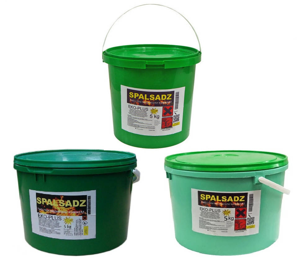 

Эффективное средство для удаления сажи из дымохода, котла Spalsadz, в пластмасовой банке вес 5 кг