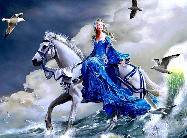 

Алмазная вышивка на подрамнике Прелестная всадница 50 х 40 см (арт. TN529)