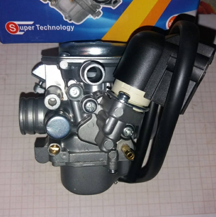 

HONDA DIO AF61|62 Карбюратор в сборе с електроклапаном фирма TATA - Оригинал Тайвань