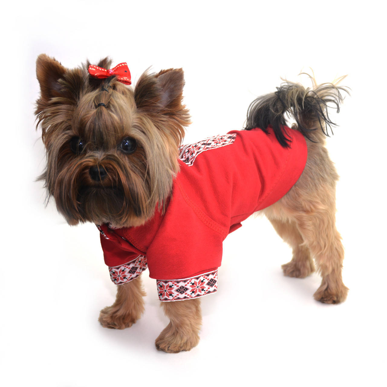 

Рубашка Вышиванка для собак Такса 47х56