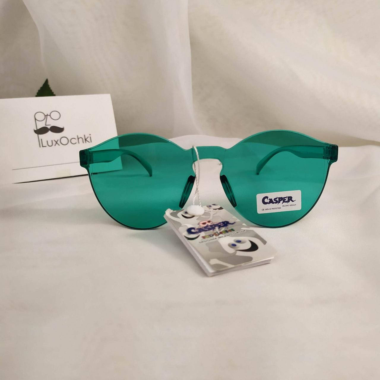 

Детские солнцезащитные очки без оправы с цельной литой линзой