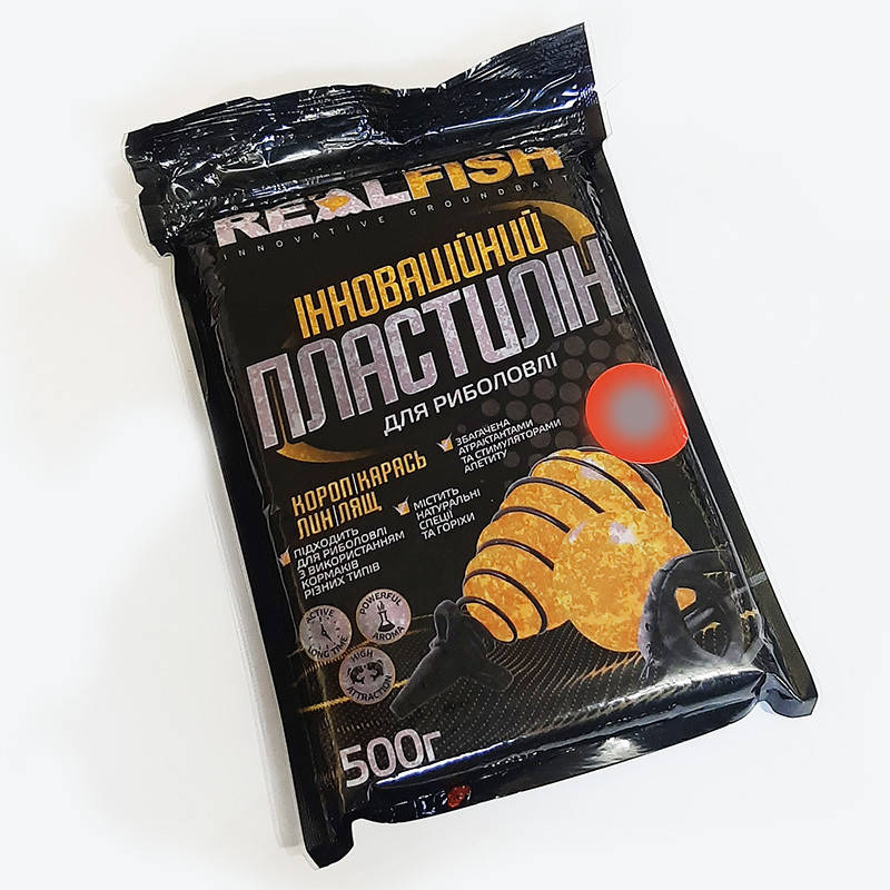 

Пластилин Клубника Real Fish 500гр