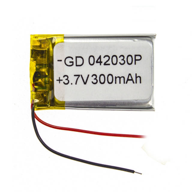 

Аккумулятор для видеорегистратора 300 mAh (4*20*30 мм)