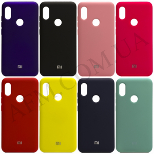 

Накладка Silicone Cover (чехол- бампер) Xiaomi Redmi Note 6/ 6 Pro бирюзовый*
