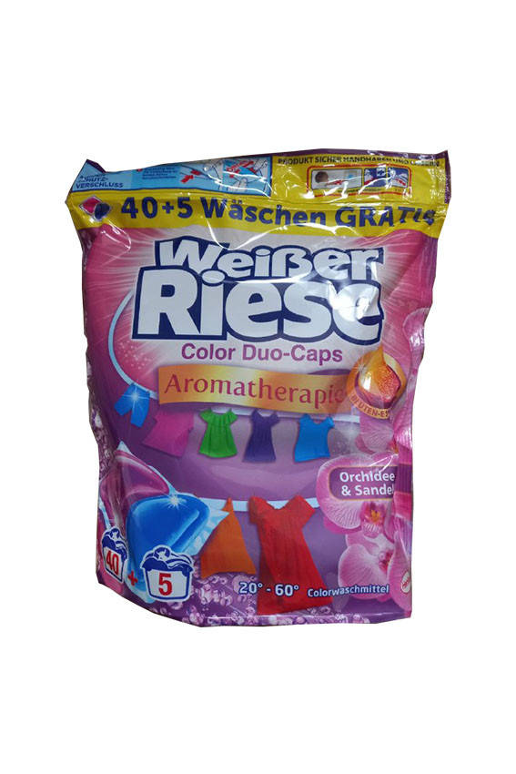 

Капсулы для стирки Weiber Riese Duo-Caps Color Aromatherapic, 45шт