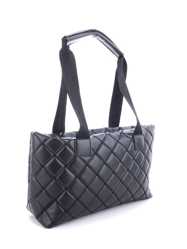 

Сумка женская черная 34*23см эко-кожа (400-208), Черный