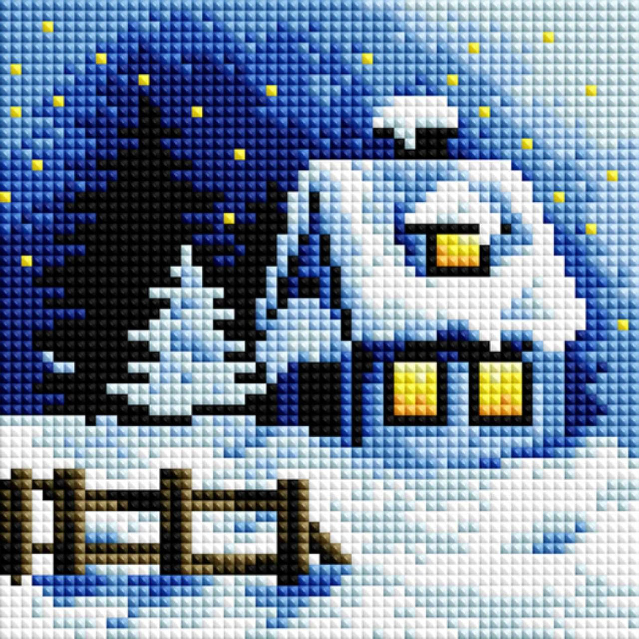 

Алмазная мозаика для детей ColorArt 15х15 Зима PP1106