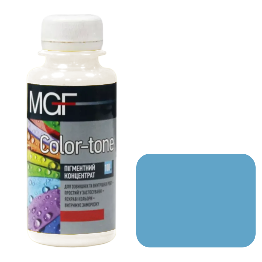 

Пигментный концентрат, краситель MGF Color Tone (100 мл) синий №18