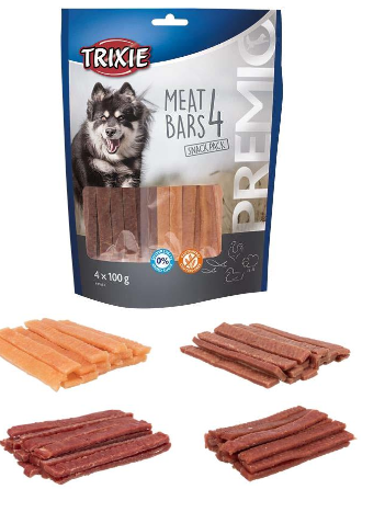 

Trixie TX-31853 Premio 4 Meat Bars 400 гр - лакомство 4 вкуса для собак